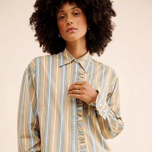 Damson Madder Kylie Ruffle Shirt
